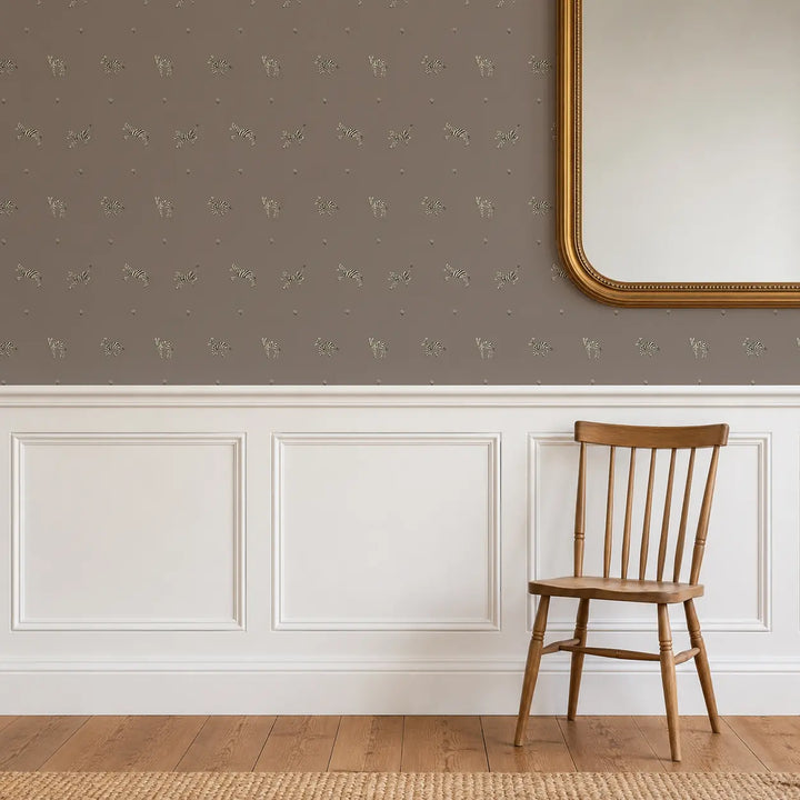 Safari - Earthen Brown Wallpaper