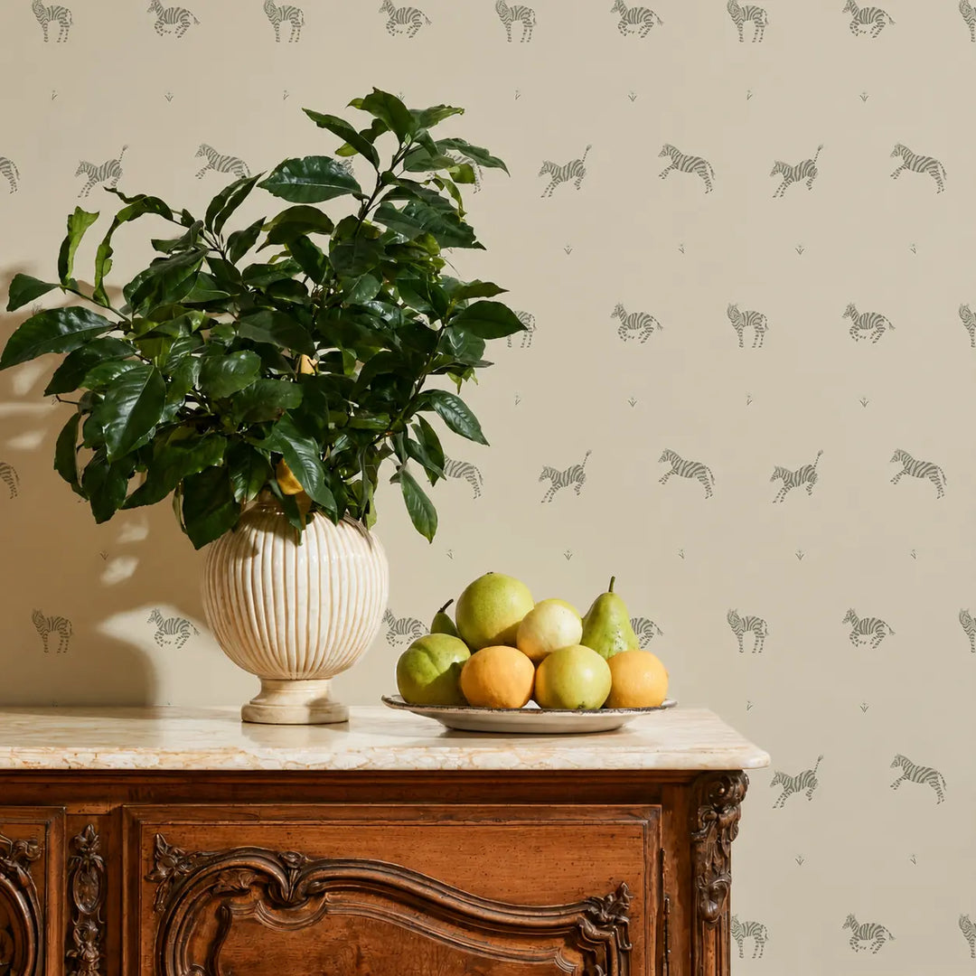 Safari - Taupe Wallpaper