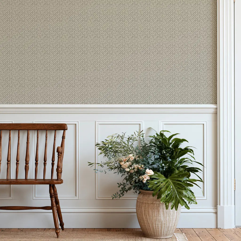 Tideline - Parchment Wallpaper