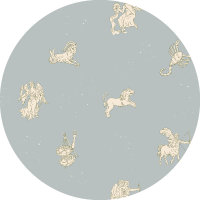 Zodiac - Muted Rainbow Wallpaper