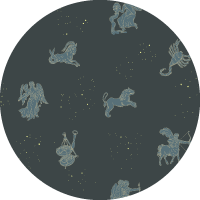 Zodiac - Muted Rainbow Wallpaper