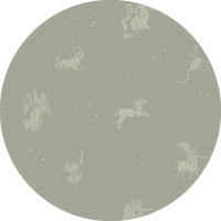 Zodiac - Muted Rainbow Wallpaper