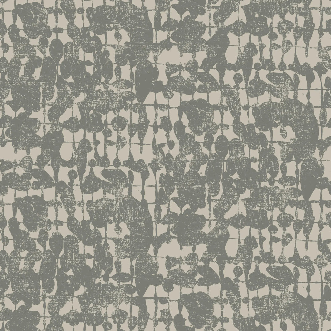 Broken Weave - Faded Green Gray Wallpaper
