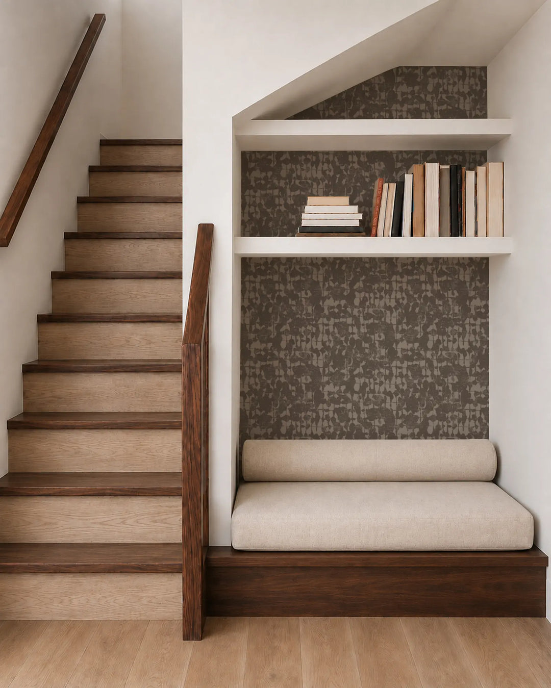 Broken Weave - Hardwood Wallpaper