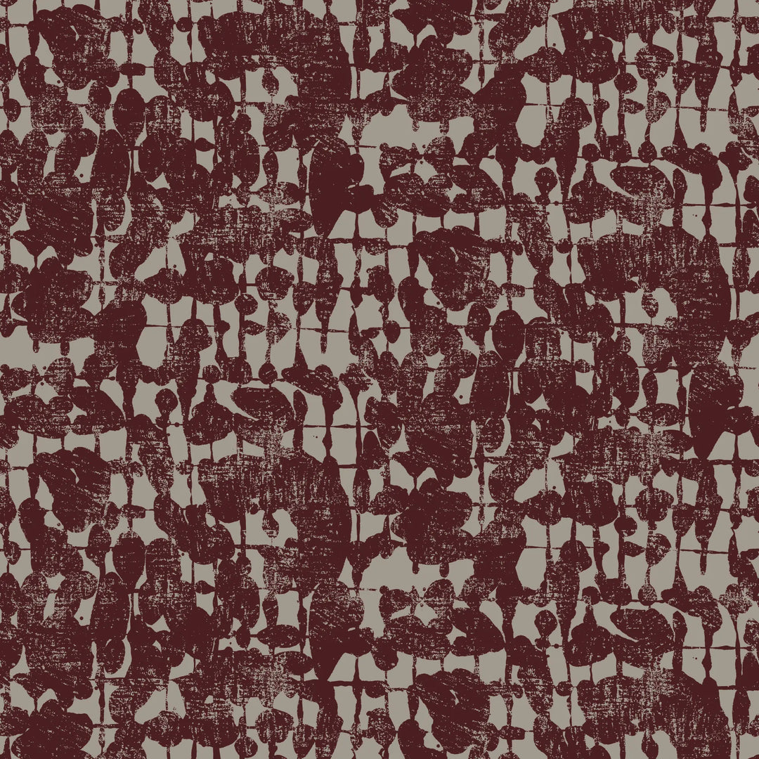 Broken Weave - Maroon Brown Wallpaper