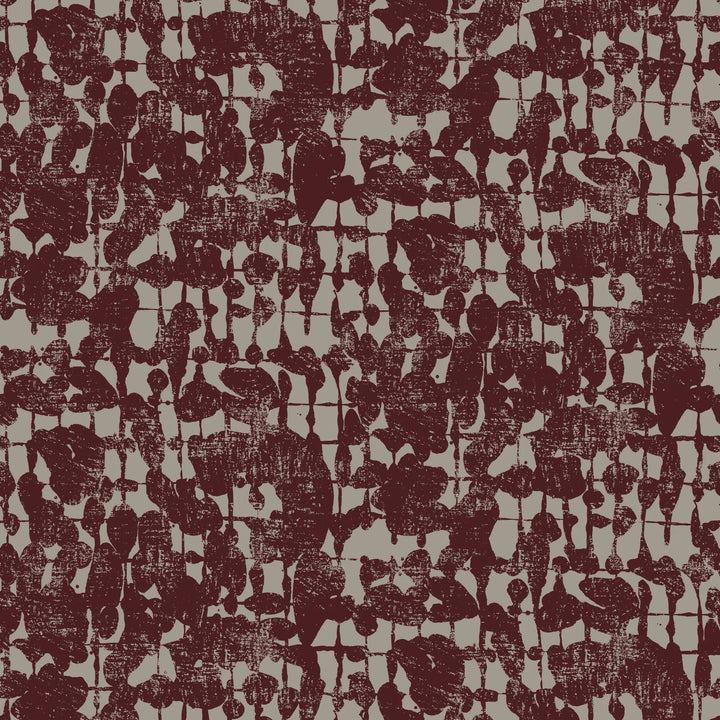 Broken Weave - Maroon Brown Wallpaper