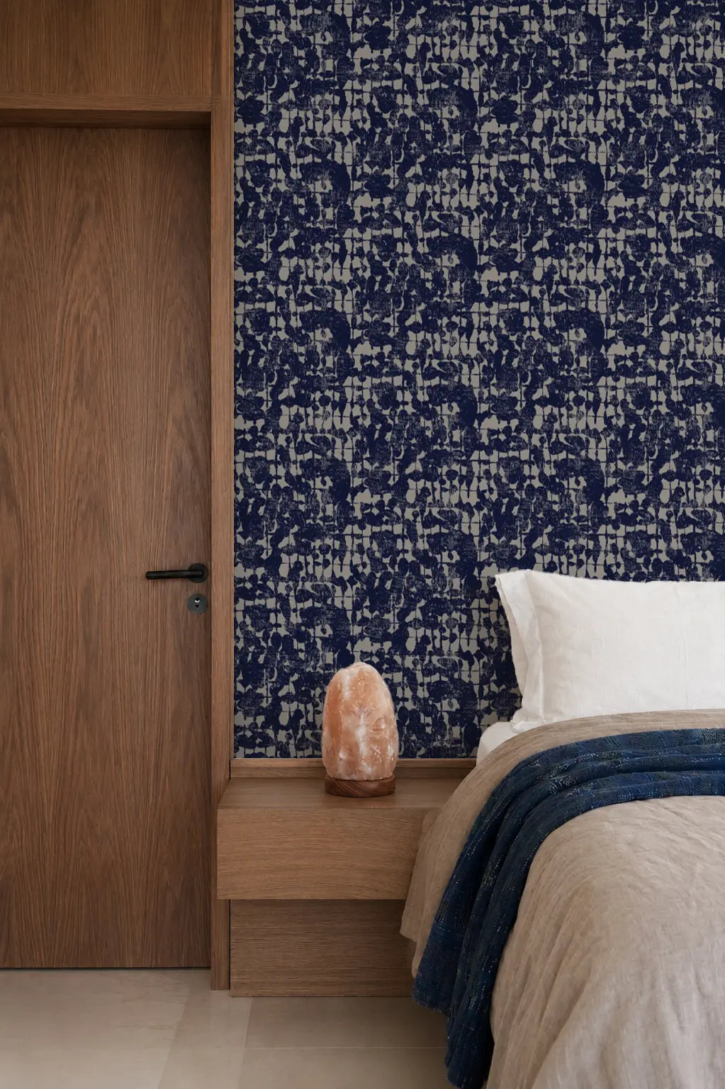 Broken Weave - Midnight Blue Wallpaper