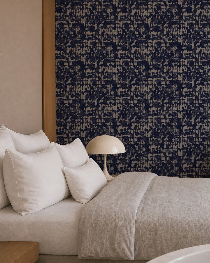 Broken Weave - Midnight Blue Wallpaper
