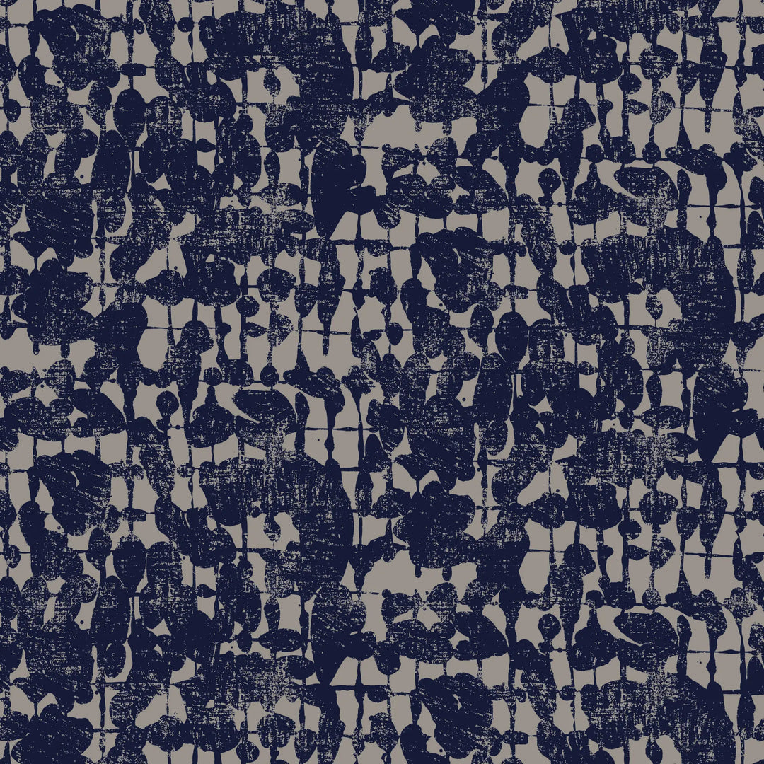 Broken Weave - Midnight Blue Wallpaper