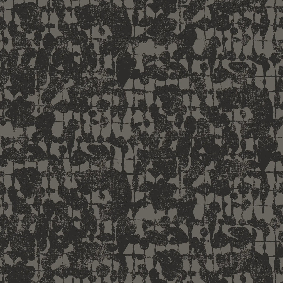 Broken Weave - Warm Black Wallpaper