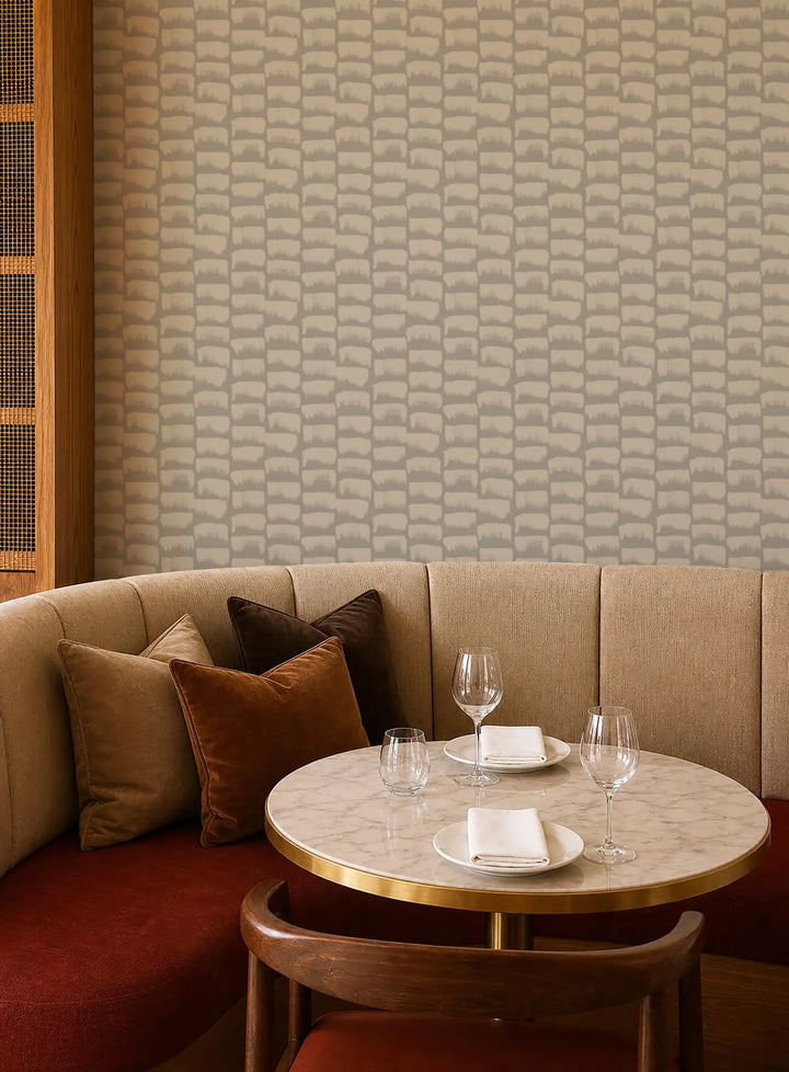 Brush Swatches - Gray Linen Wallpaper