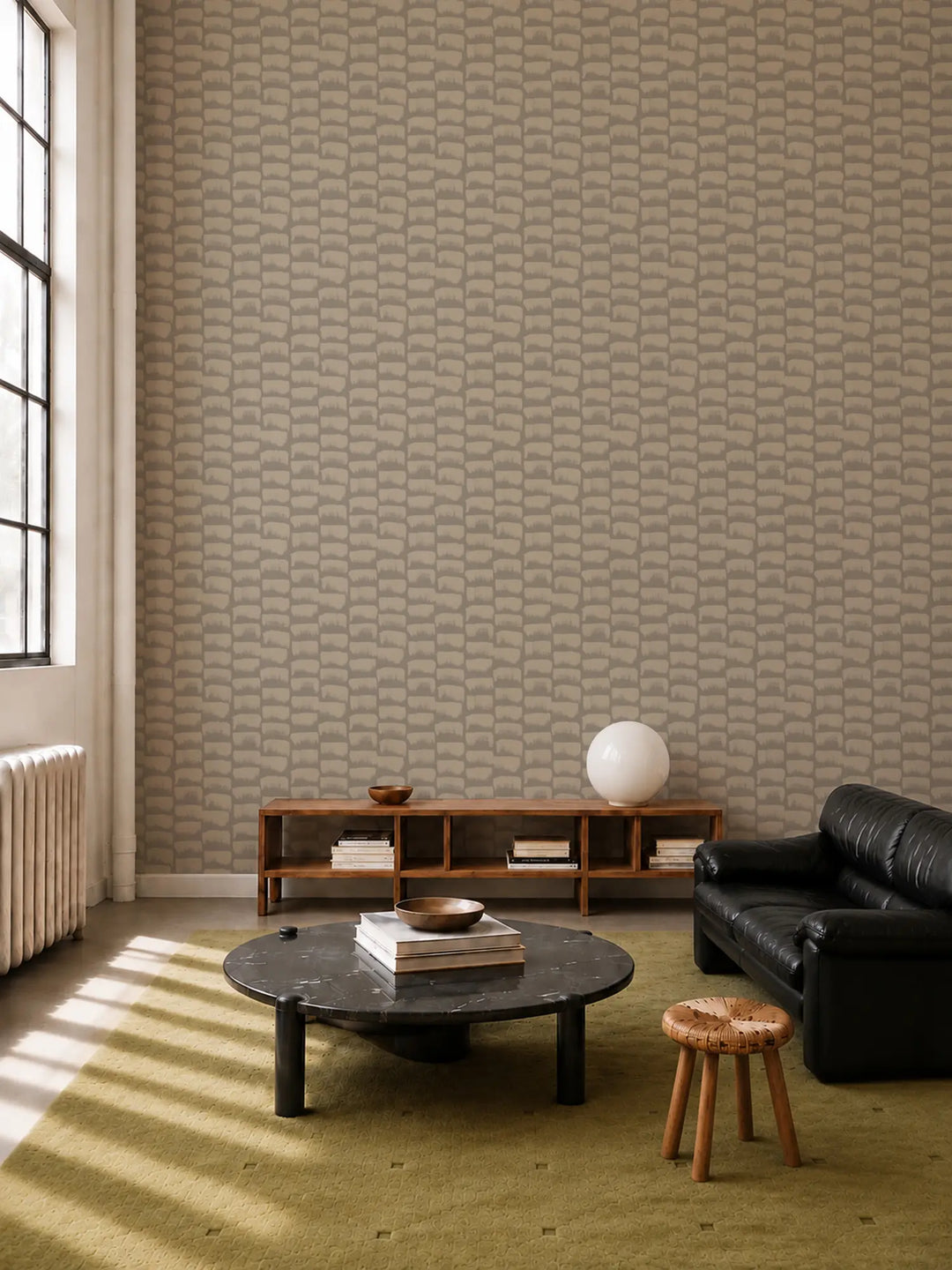Brush Swatches - Gray Linen Wallpaper
