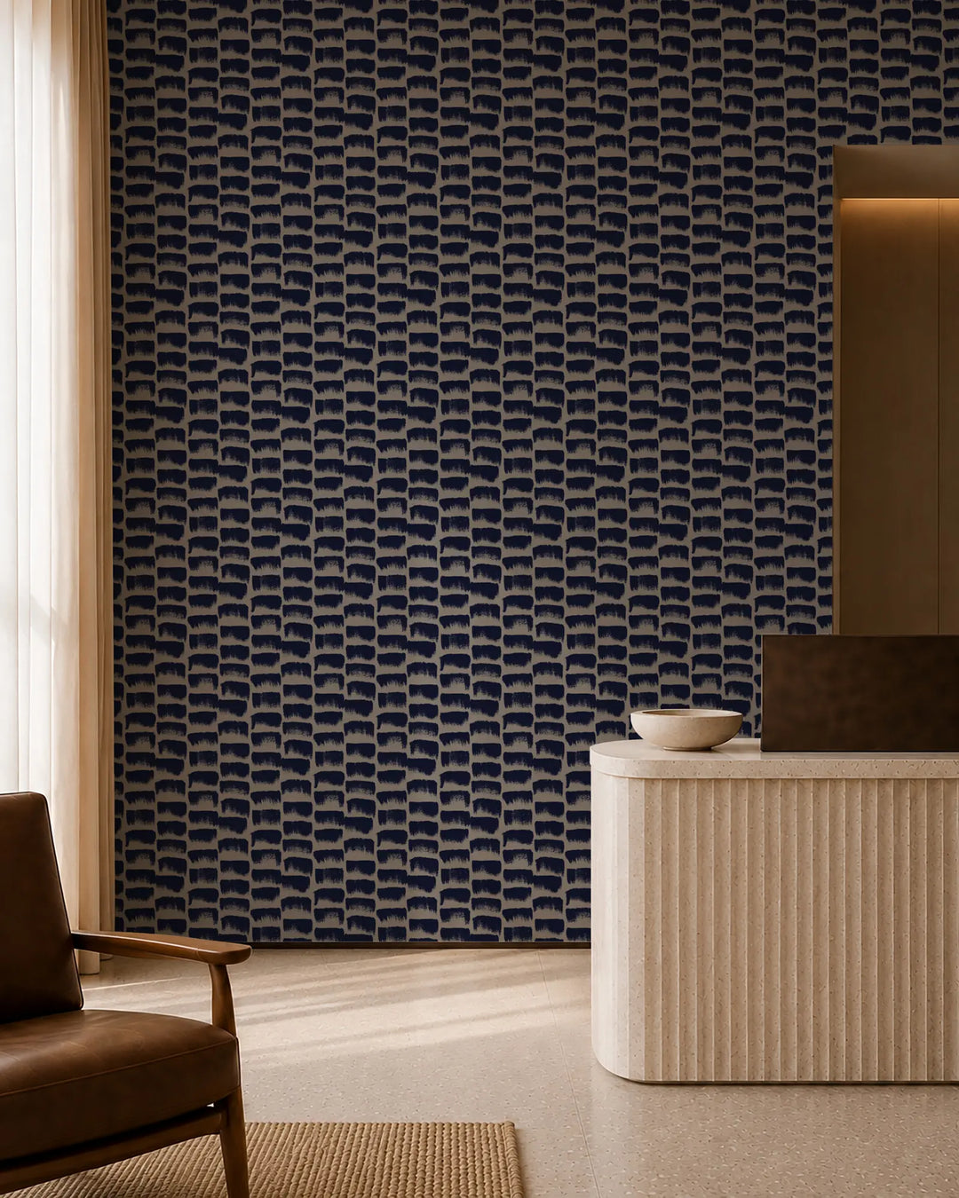 Brush Swatches - Midnight Blue Wallpaper