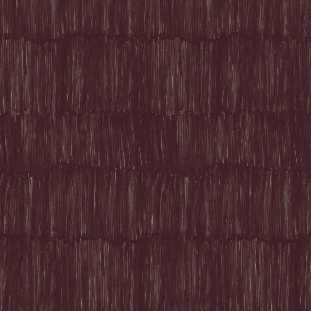 Brushstroke Veil - Maroon Brown Wallpaper
