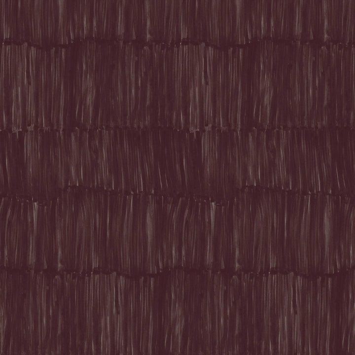 Brushstroke Veil - Maroon Brown Wallpaper