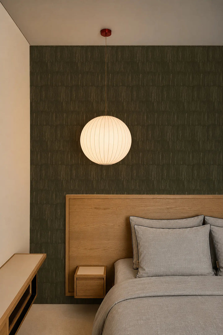 Brushstroke Veil - Olive Wallpaper