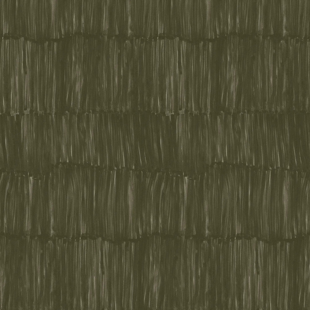 Brushstroke Veil - Olive Wallpaper