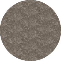Fan Lines - Stone Gray Wallpaper