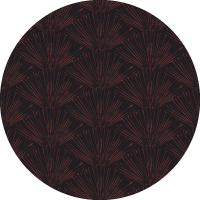 Fan Lines - Stone Gray Wallpaper