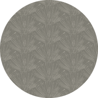 Fan Lines - Stone Gray Wallpaper