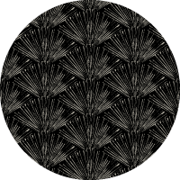 Fan Lines - Stone Gray Wallpaper