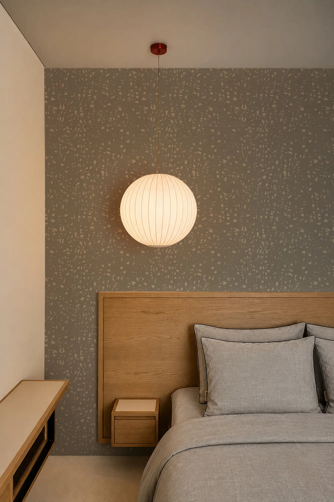 Network - Gray Linen Wallpaper