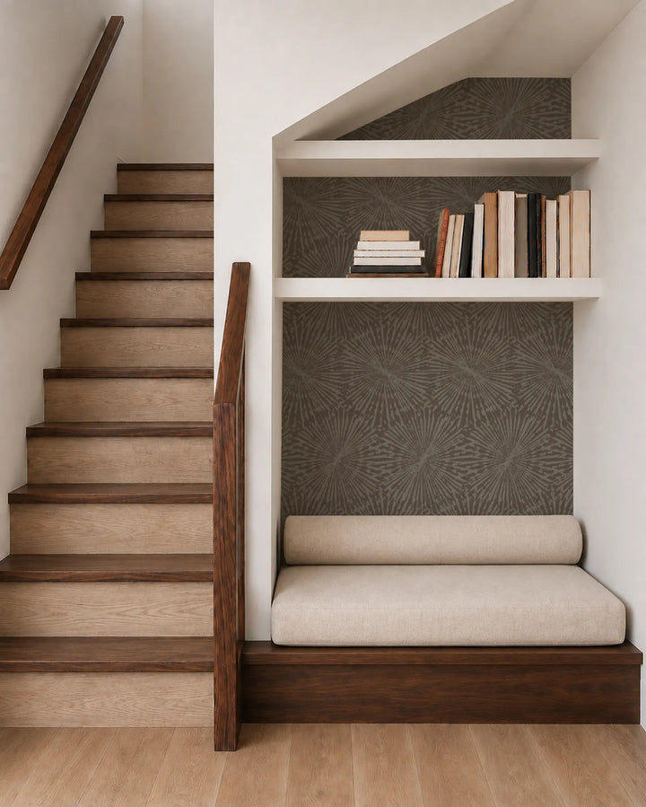 Painted Impact - Hardwood Wallpaper