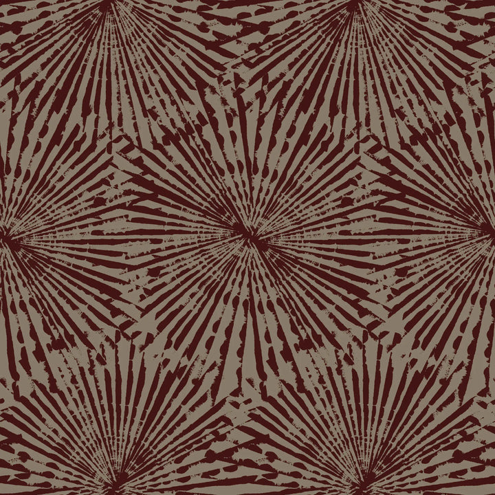 Painted Impact - Maroon Brown Wallpaper