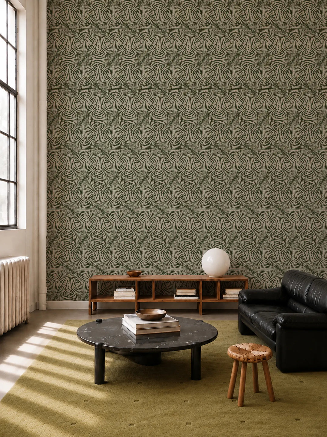 Painted Impact - True Green Wallpaper
