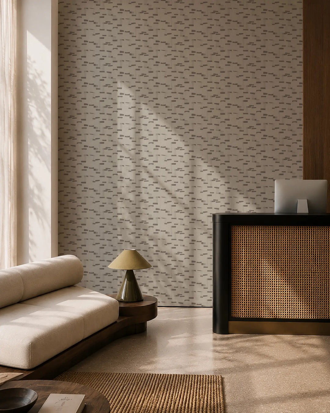 Paper Scraps - Hardwood Wallpaper