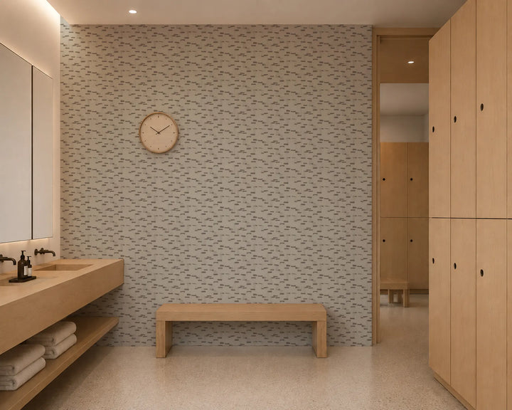 Paper Scraps - Hardwood Wallpaper