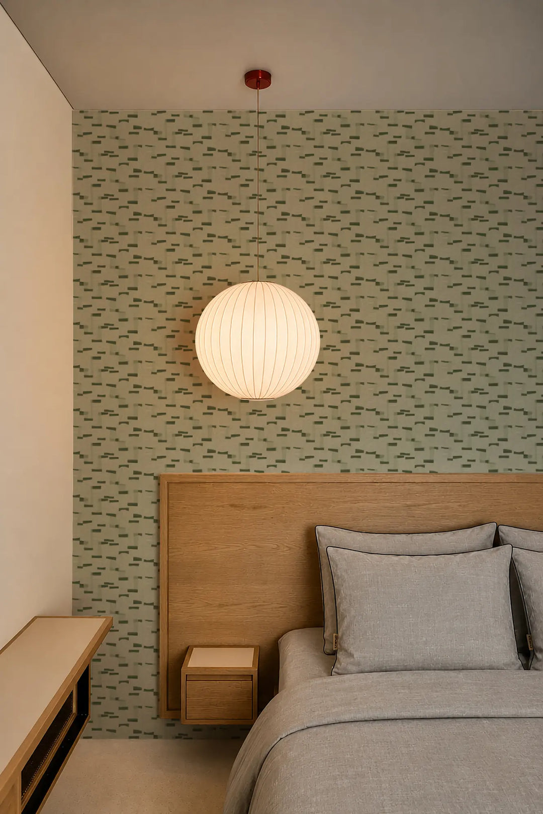 Paper Scraps - True Green Wallpaper
