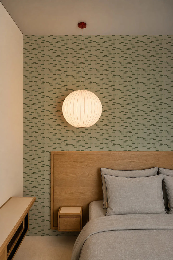 Paper Scraps - True Green Wallpaper