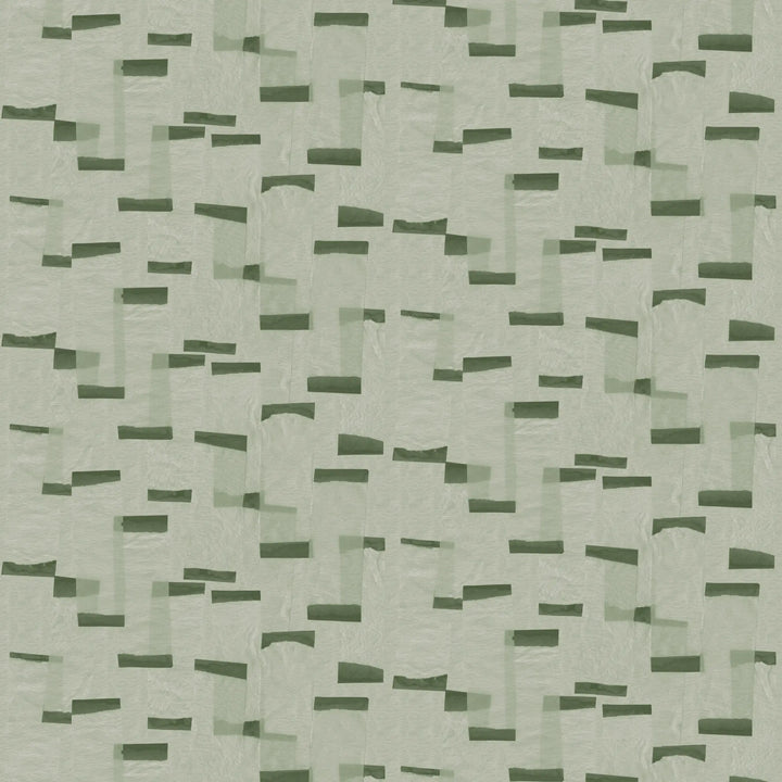 Paper Scraps - True Green Wallpaper