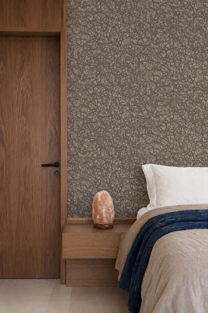Pigment Bloom - Hardwood Wallpaper