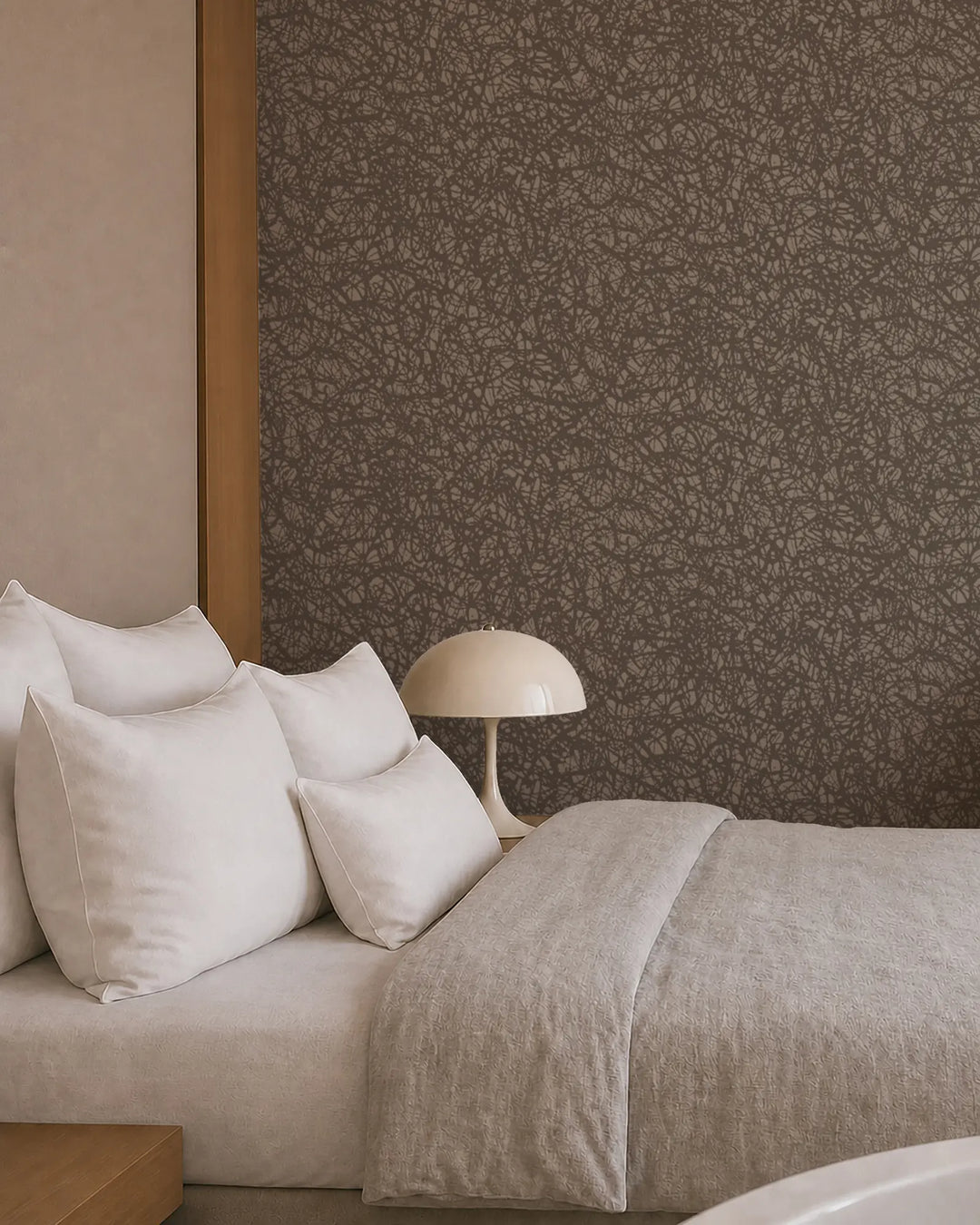 Pigment Bloom - Hardwood Wallpaper