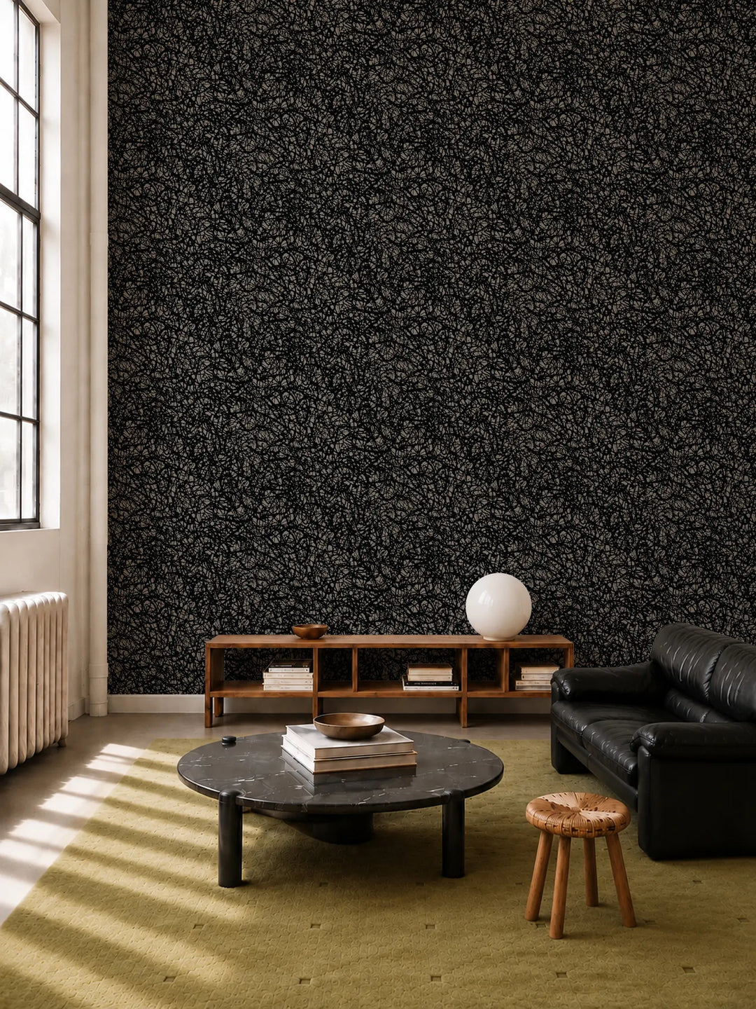 Pigment Bloom - India Ink Wallpaper