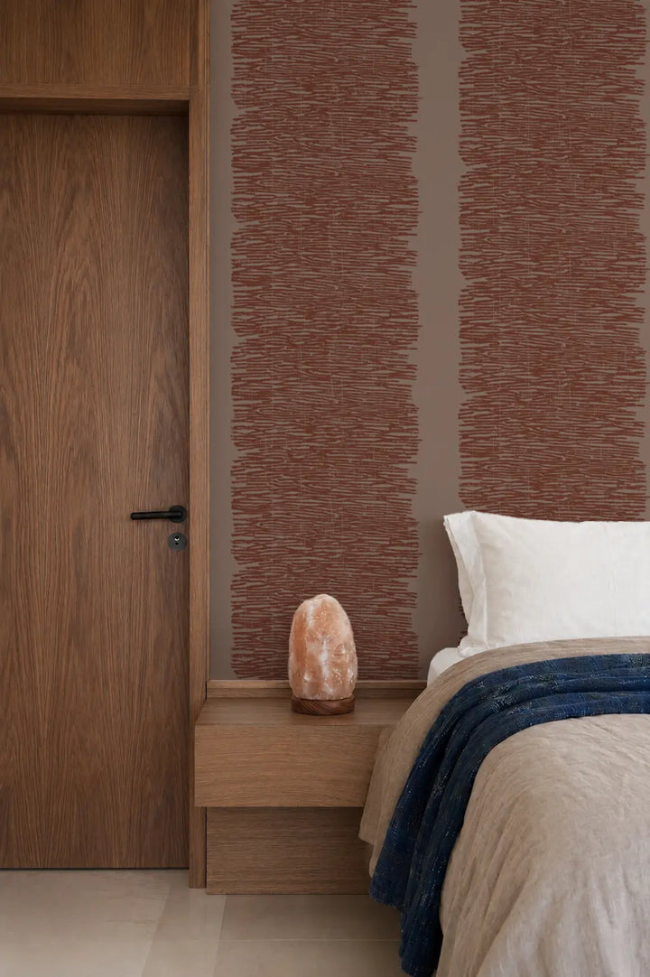 Ridgeline - Burnt Orange Wallpaper