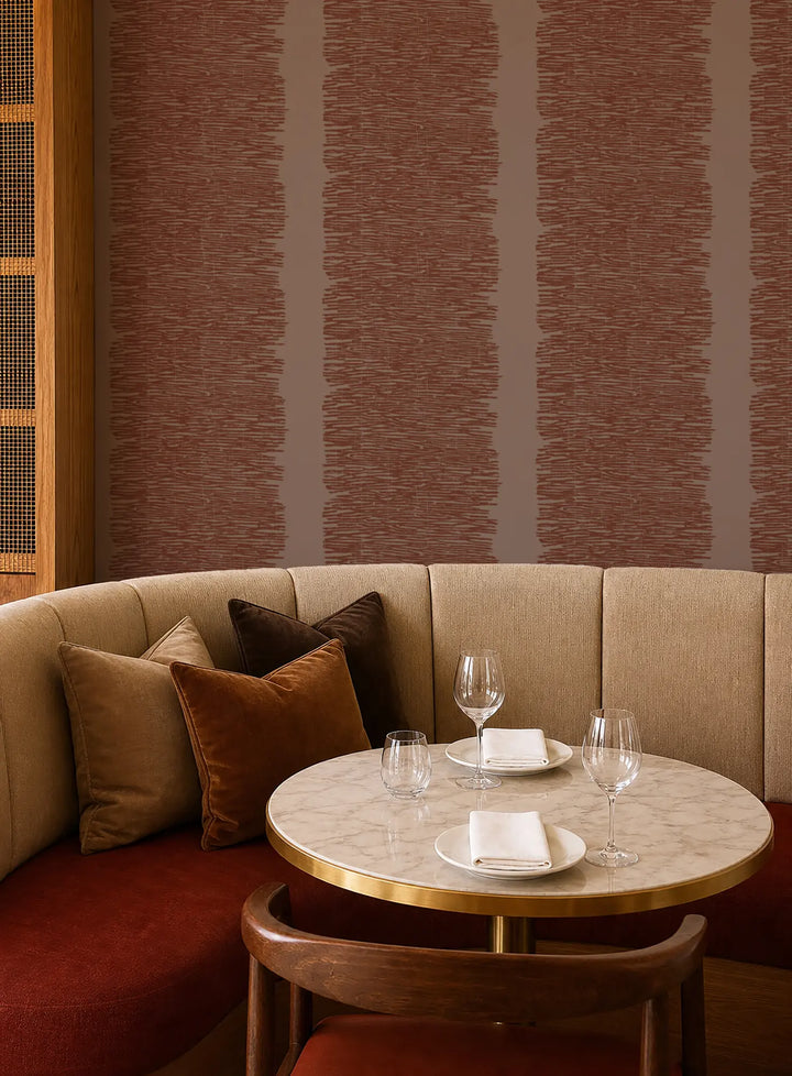 Ridgeline - Burnt Orange Wallpaper