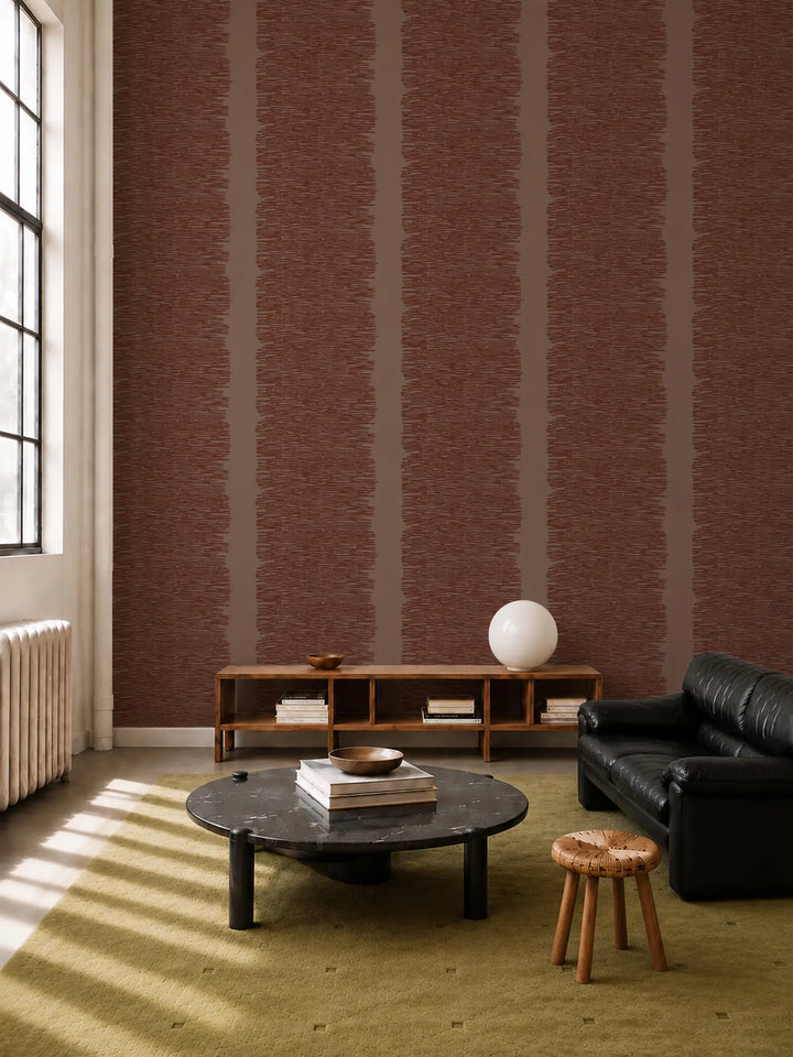 Ridgeline - Burnt Orange Wallpaper