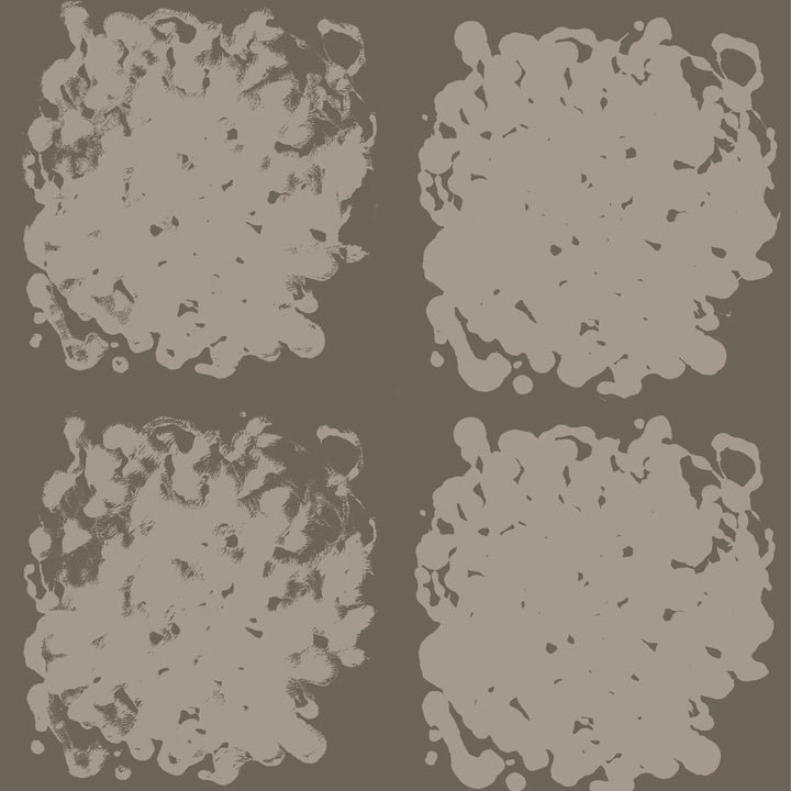 Rorschach Medallions - Hardwood Wallpaper