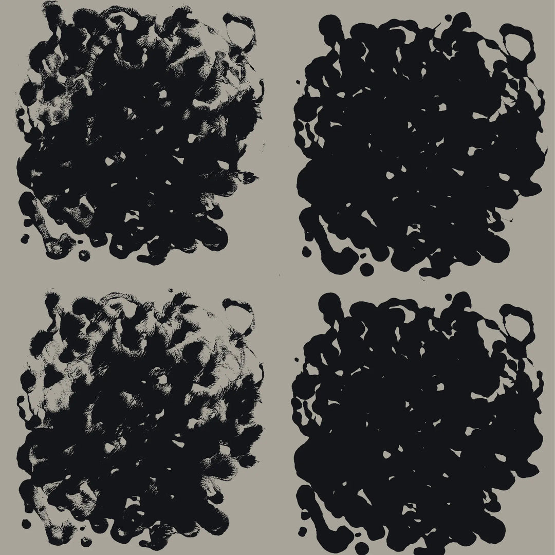 Rorschach Medallions - India Ink Wallpaper