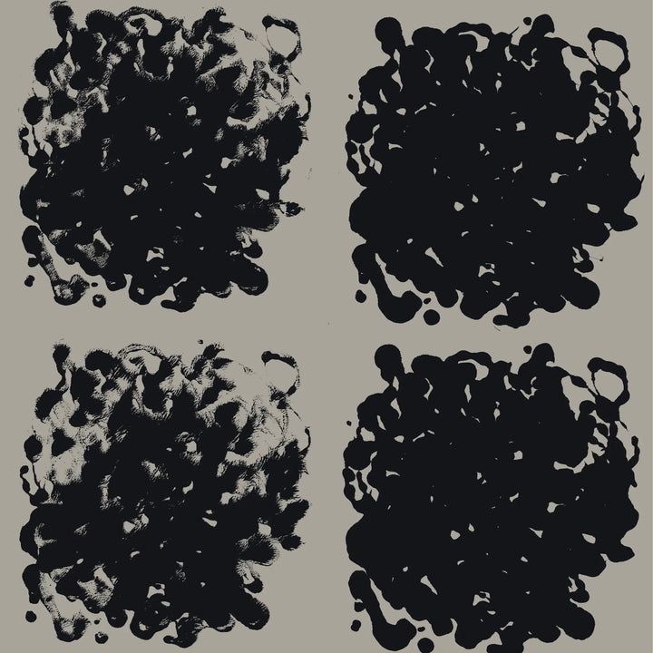 Rorschach Medallions - India Ink Wallpaper