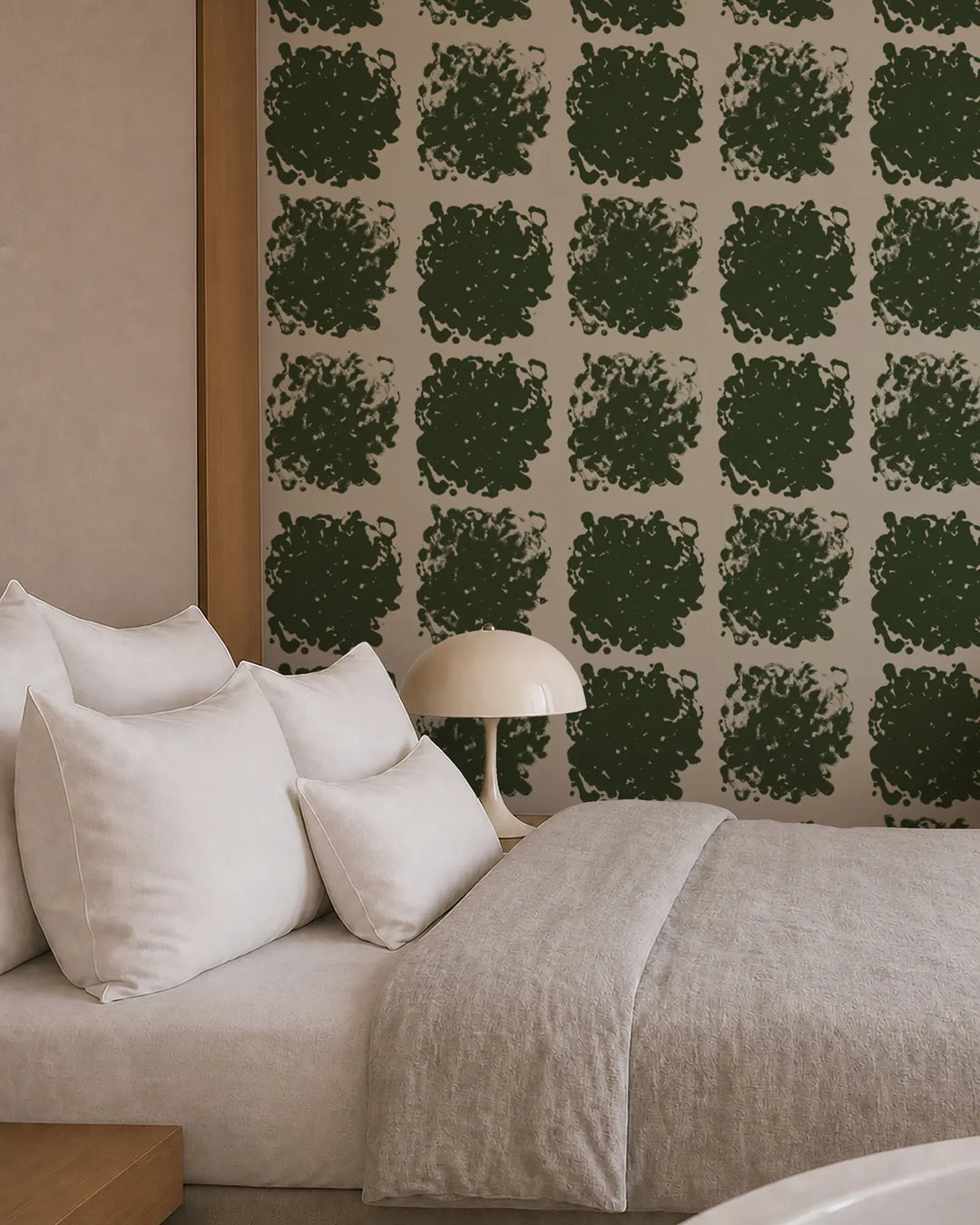 Rorschach Medallions - True Green Wallpaper