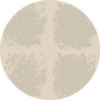Rorschach Medallions - Burnt Orange Wallpaper