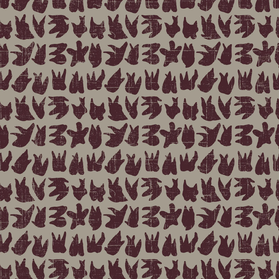 Signets - Maroon Brown Wallpaper