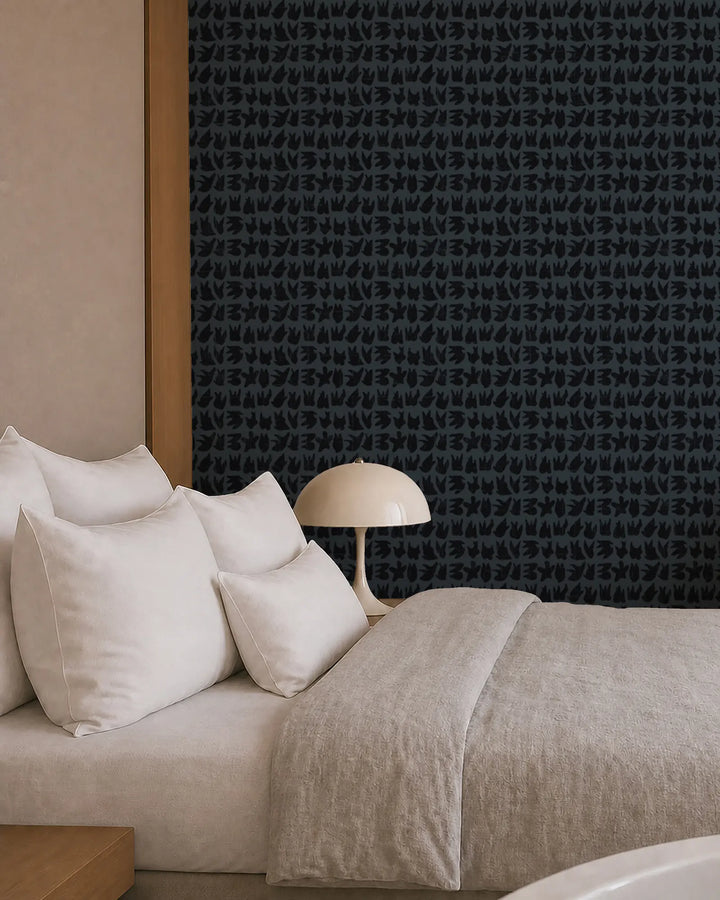 Signets - Midnight Blue Wallpaper