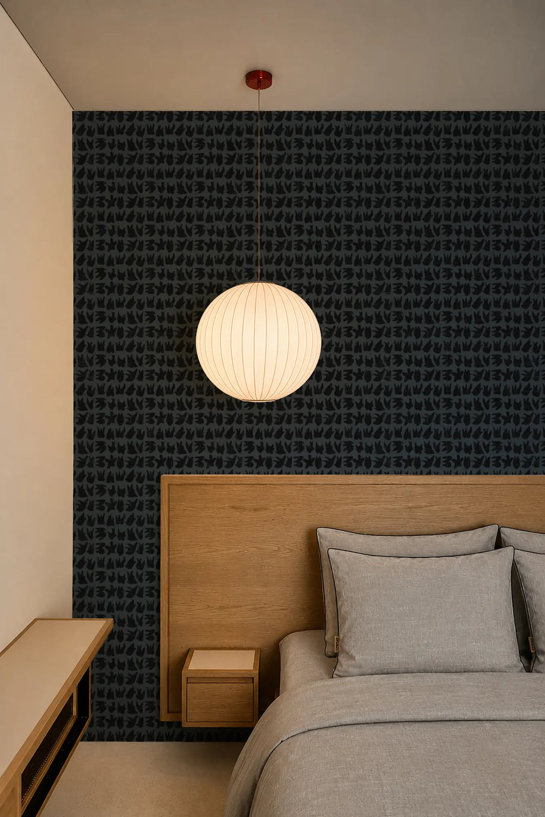 Signets - Midnight Blue Wallpaper