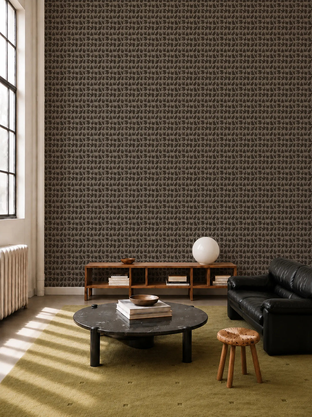 Signets - Taupe Wallpaper