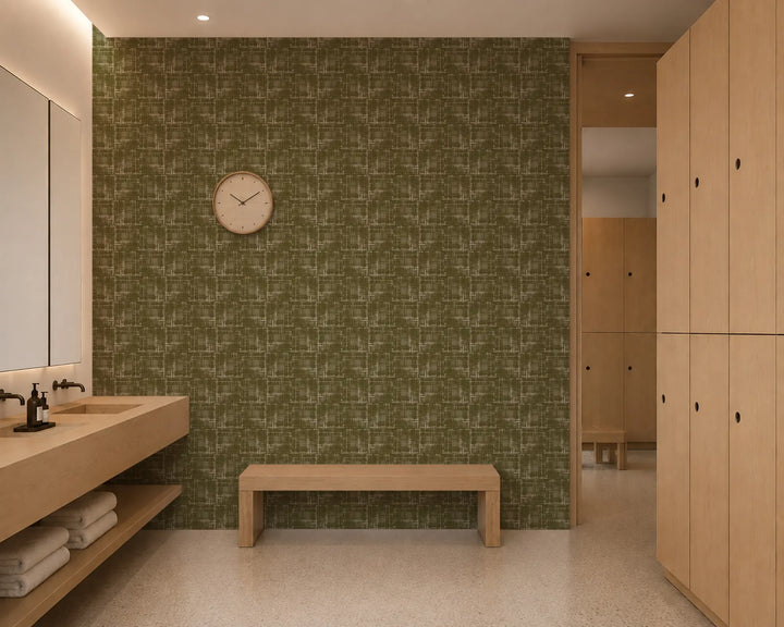 Studio Box - Olive Wallpaper